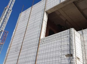 Montaje de aislamiento térmico SATE