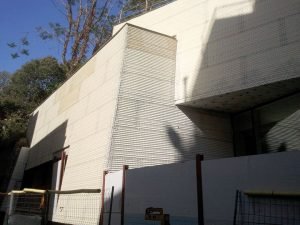 Rehabilitación SATE exterior, Biblioteca Joan Maragall, Barcelona