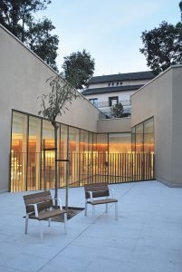 Rehabilitación SATE exterior, Biblioteca Joan Maragall, Barcelona